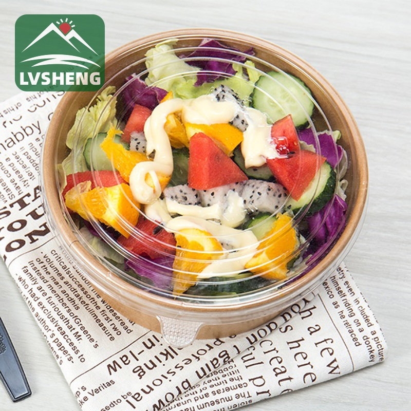 Salade avec couvercle pour salades fraîches
