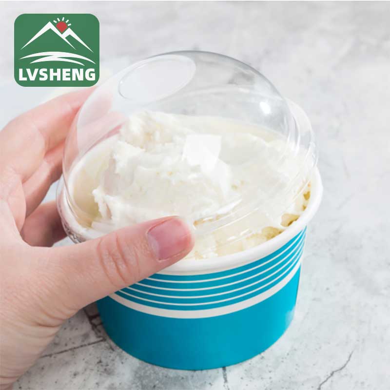 Tasse de crème glacée biodégradable
