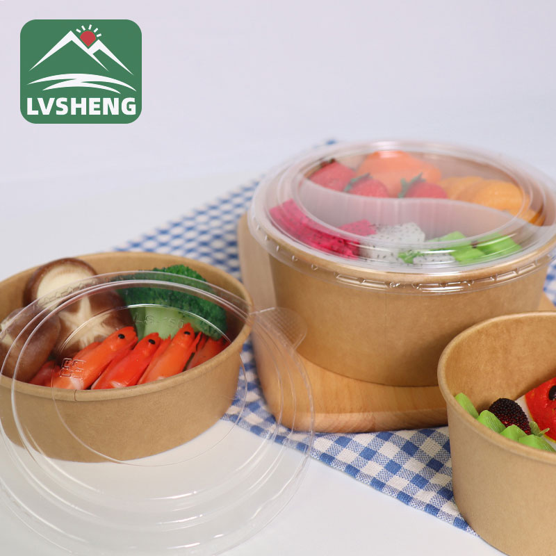 Bol en papier d'emballage alimentaire