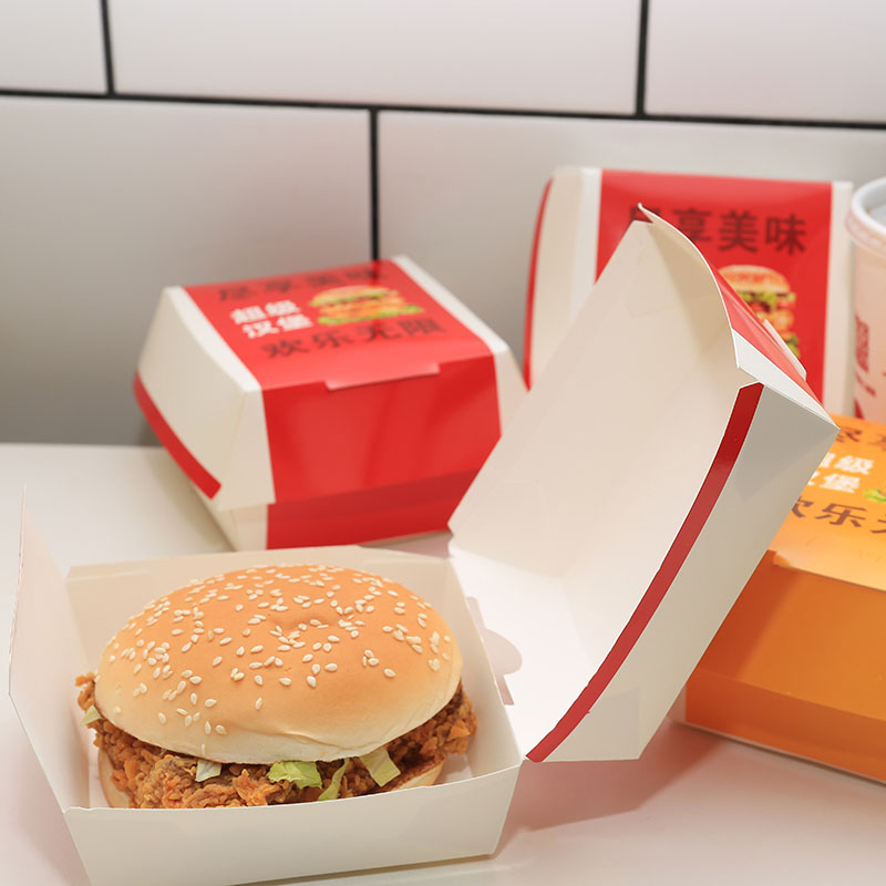 Conteneurs en papier pour hamburgers