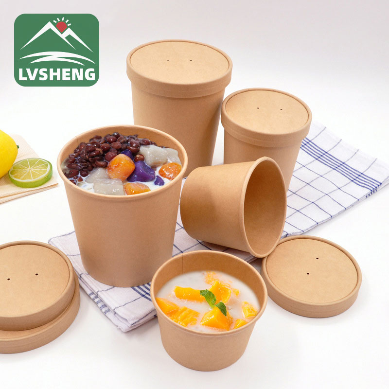 Bacs en papier pour soupe chaude