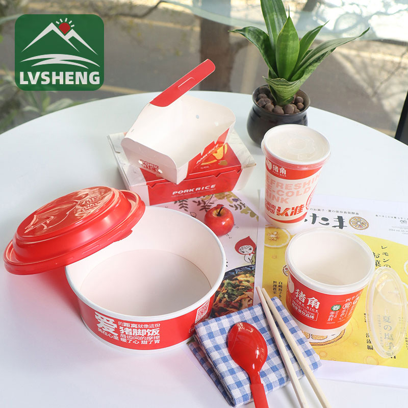 Tasse de papier imprimé