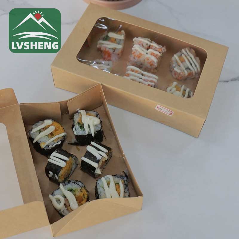 Boîte en papier de sushi